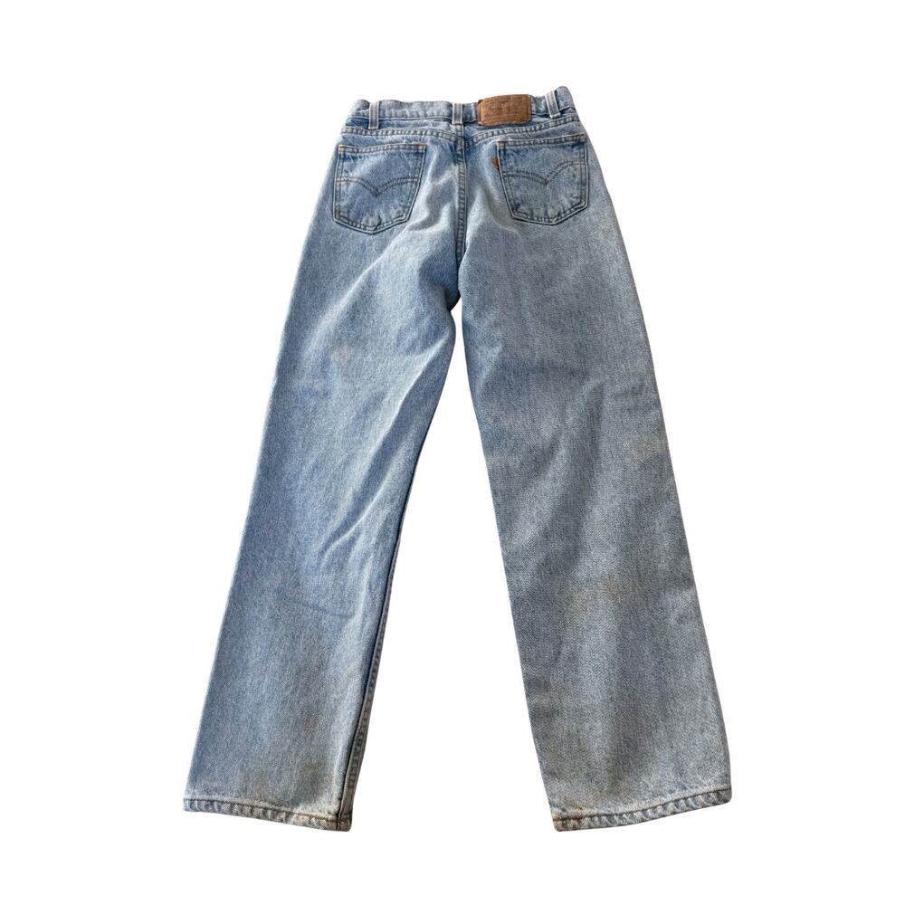 Vintage Levi’s 560 Orange Tab Loose Fit Straight Leg Jeans 28x26.5 Light Wash